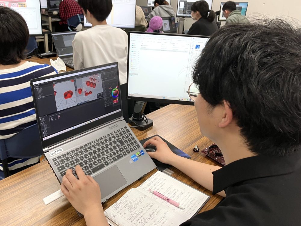 授業の様子 エフェクト演習編 授業の様子 エフェクト演習編