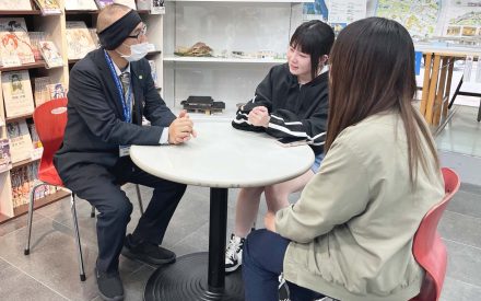 似顔絵課題取材！