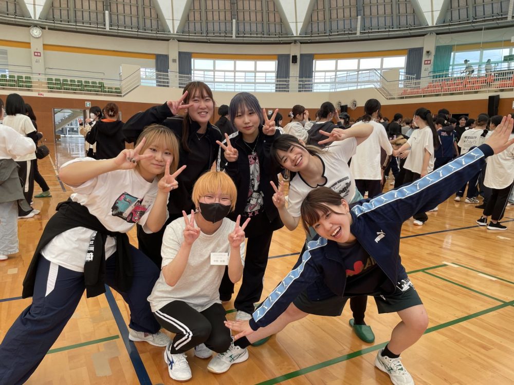 全学科の新入生で☺️ 全学科の新入生で☺️