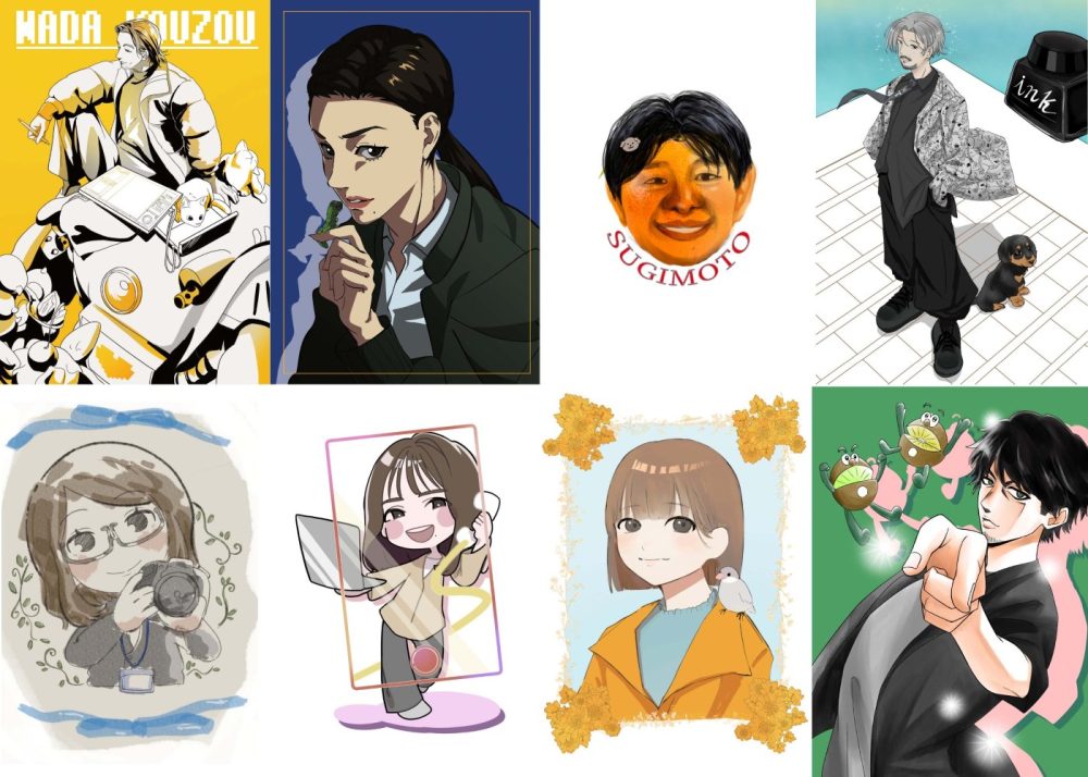 似顔絵完成! 似顔絵完成!