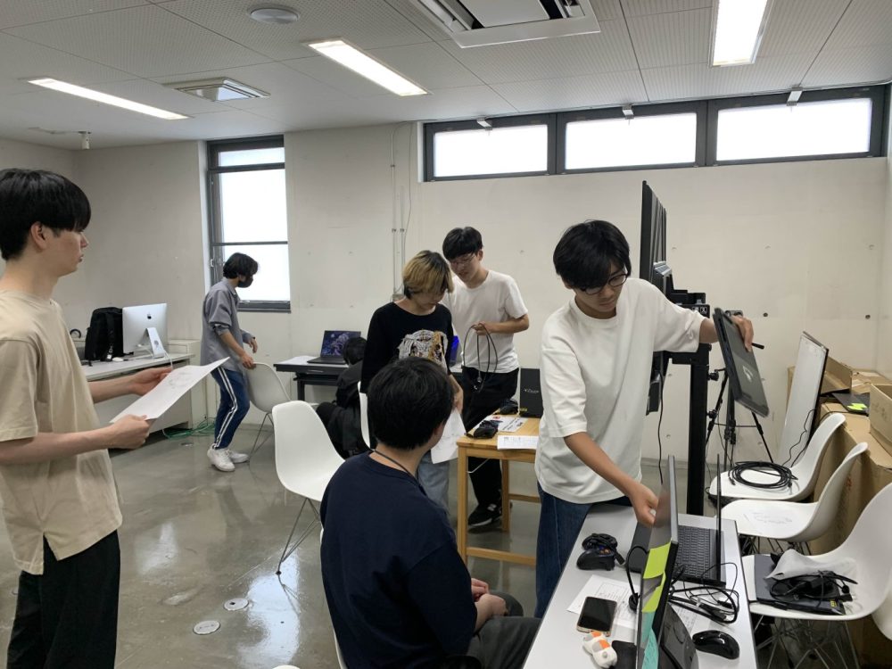 大学園祭に向けてリハーサル「ぷよぷよ体験会」 大学園祭に向けてリハーサル「ぷよぷよ体験会」