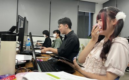 授業の様子　サブスタンス3Dペインター（セルルック）編