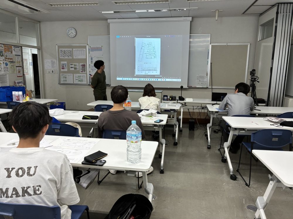 ” 大学授業「建築設計」でプレゼン!” ” 大学授業「建築設計」でプレゼン!”
