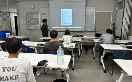 ” 大学授業「建築設計」でプレゼン！”