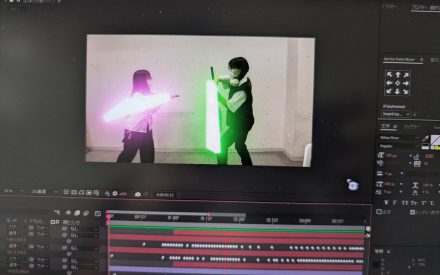 VFX技法、ライトセーバーを合成するのまき