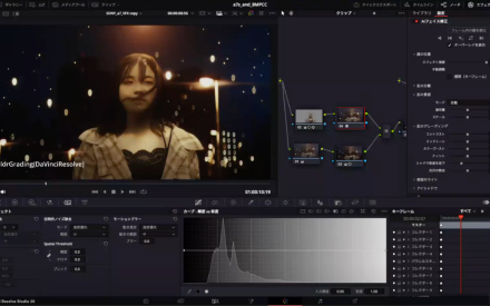 DaVinci Resolveでカラーグレーディングとレタッチ