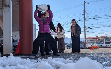 最後の記念にアイススケートの巻