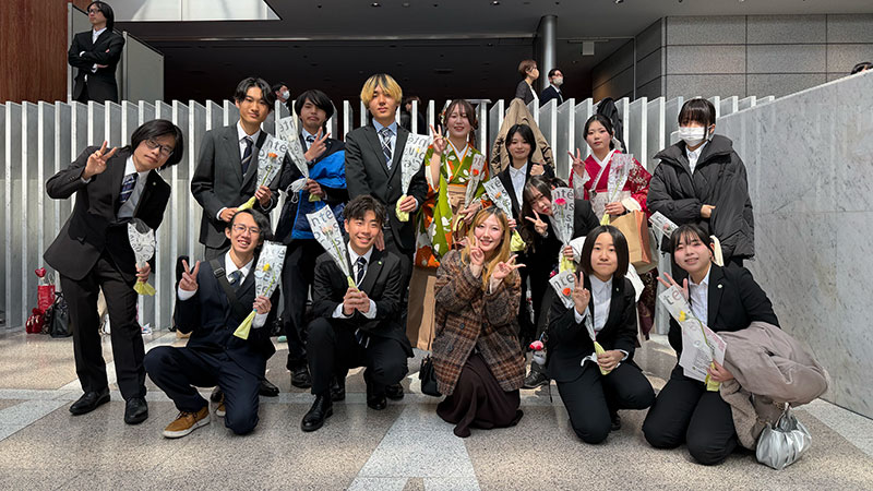 ネット動画クリエイター科 卒業式！